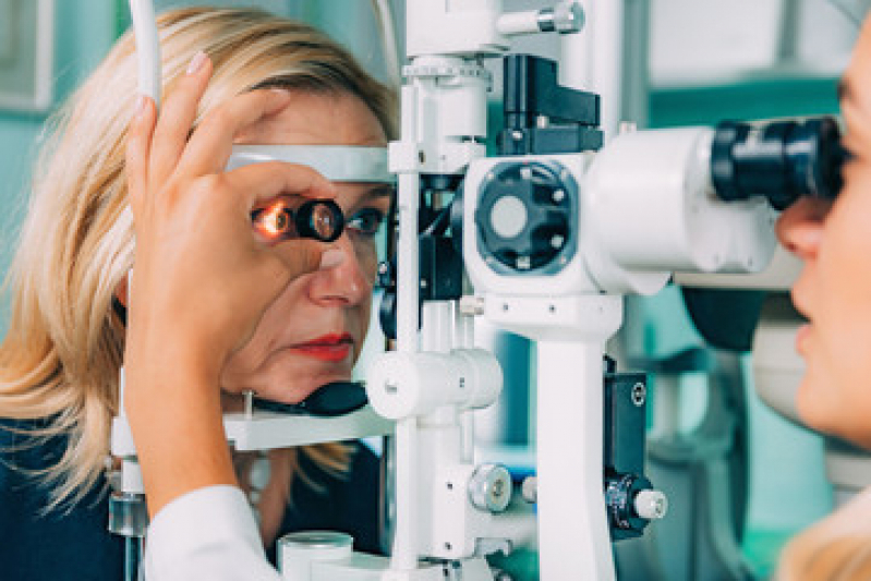 Biomicroscopia do Fundo Ocular Agendar Região Central - Biomicroscopia de Fundo para Glaucoma