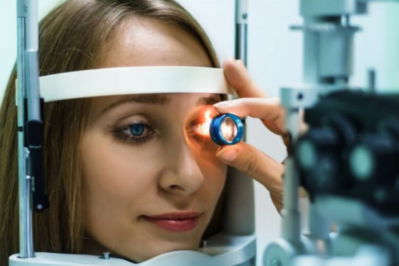 Biomicroscopia do Fundo Ocular Centro - Biomicroscopia de Fundo para Mácula