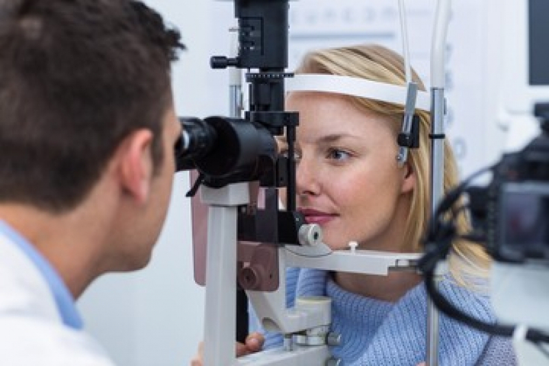 Exame de Gonioscopia Binocular Preço Alto da Boa Vista - Exame de Gonioscopia Glaucoma