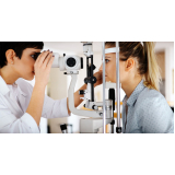 exame de gonioscopia oftalmologia Chácara Inglesa