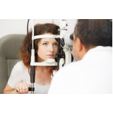 exame gonioscopia glaucoma Água Branca